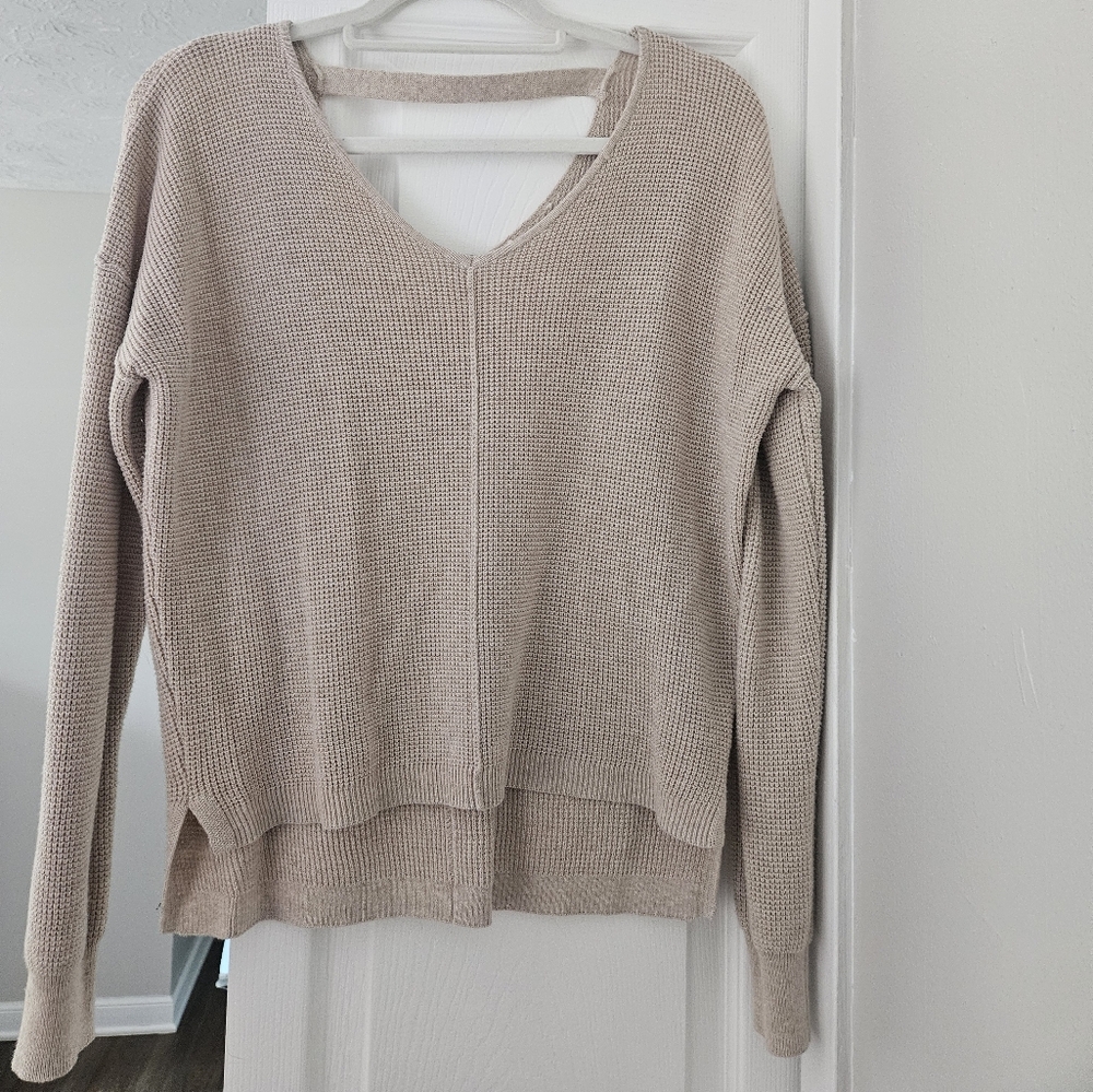 Waffle Knit Sweater